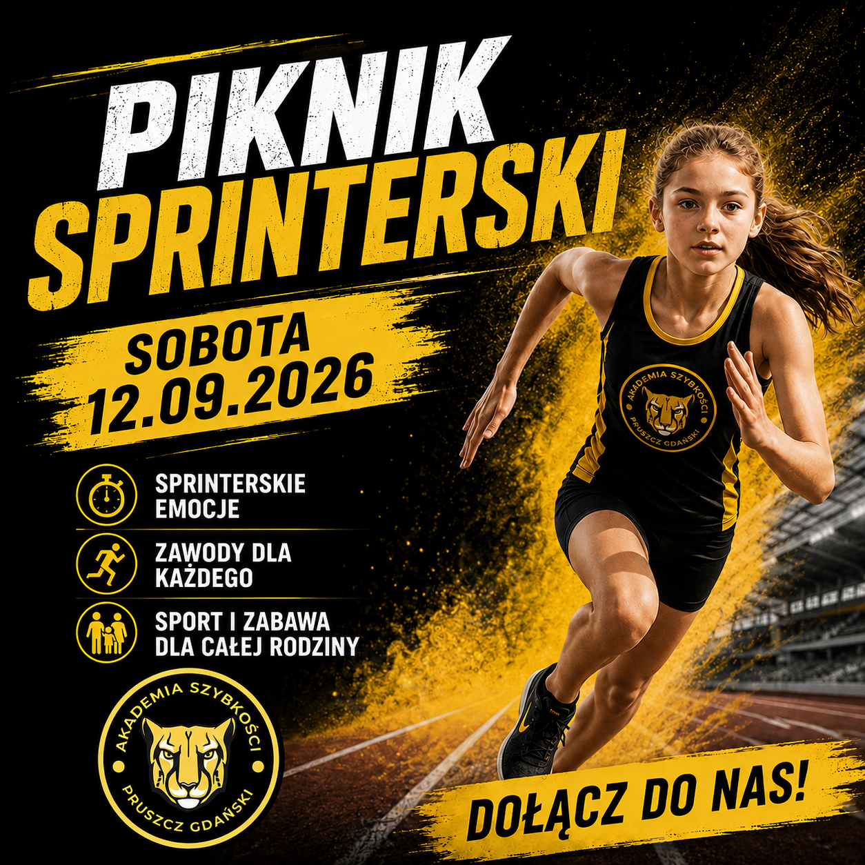 Plakat III Pikniku Sprinterskiego